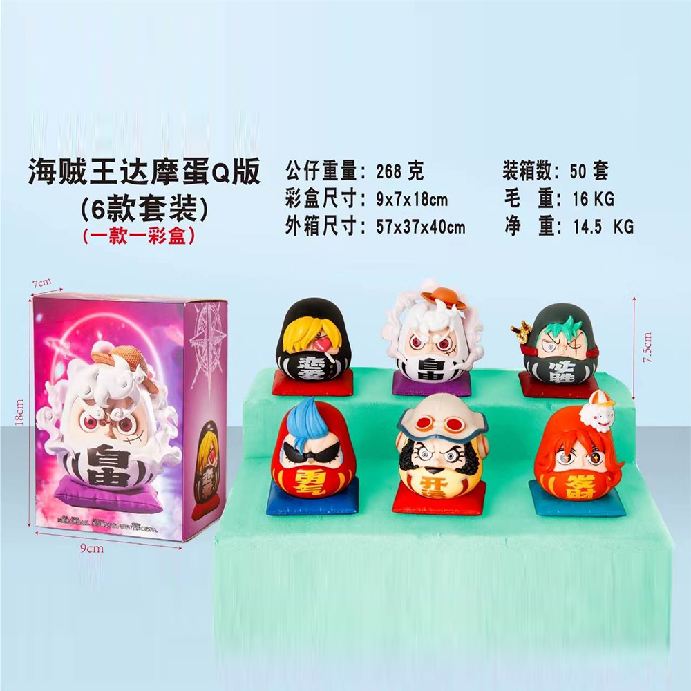 爆款饥饿三人组 航海王潮玩盲盒公仔模型摆件玩具公仔详情12