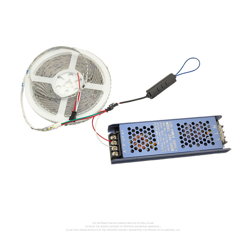 led灯带 24V 单色 流水 跑马 2835高亮126灯电镀板铜支架颜色齐全详情22