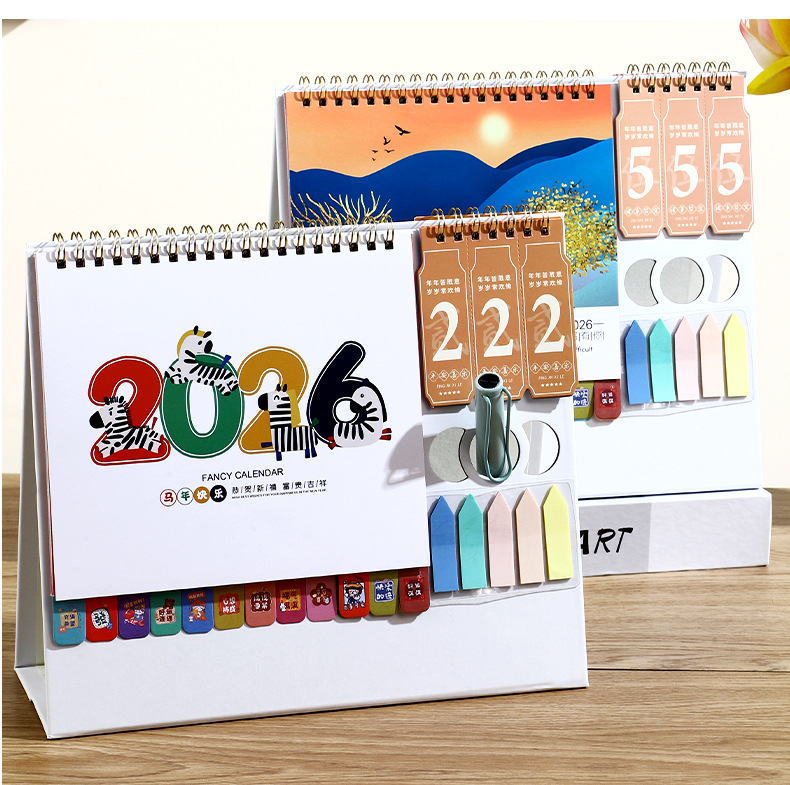 Zhouzhou Calendar 2026 Year of the Horse New Creative Countdown Desk Calendar, Customized business office calendar Factory Direct sales pic 22