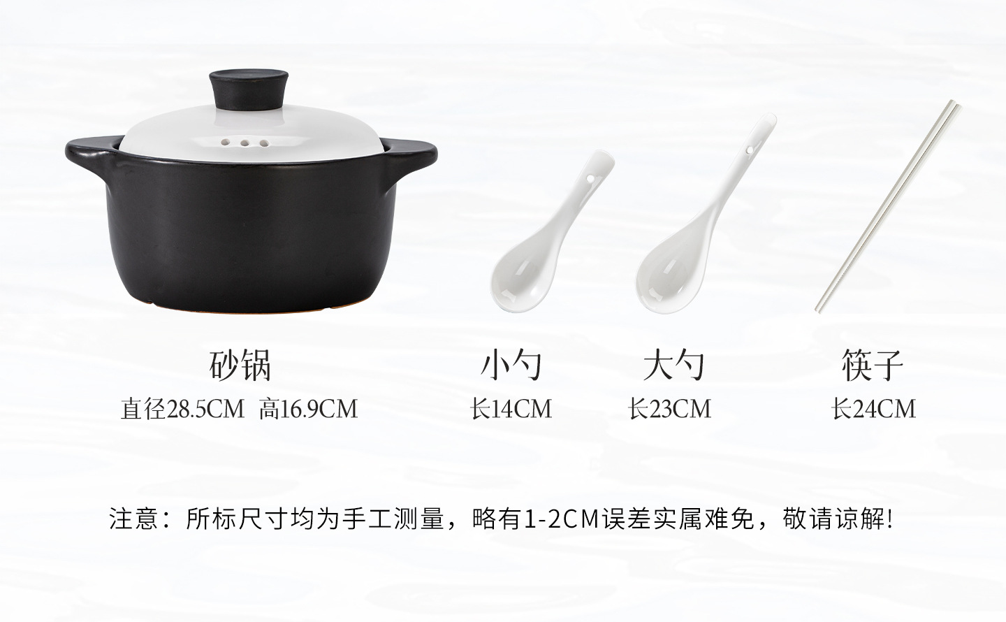 釉下彩简约渐变高颜值2025新款陶瓷碗筷盘子米饭碗碟餐具套装家用详情24