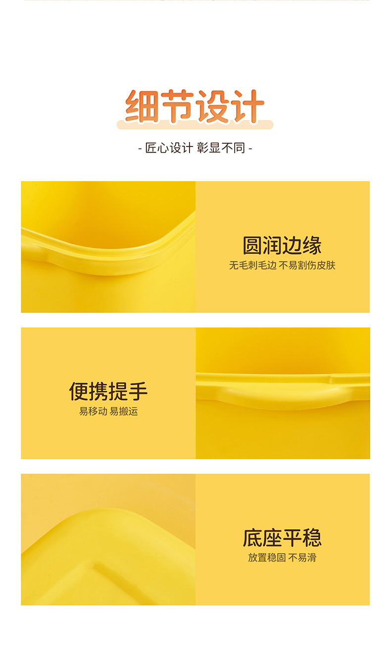 卡通儿童收纳凳多功能零食玩具储物凳家用塑料宝宝破壳鸡换鞋凳详情8