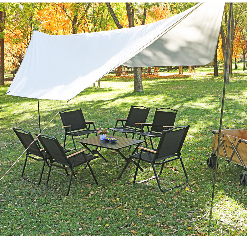 外贸折叠椅户外便携式野餐克米特椅野外钓鱼凳休闲沙滩露营折叠椅详情21