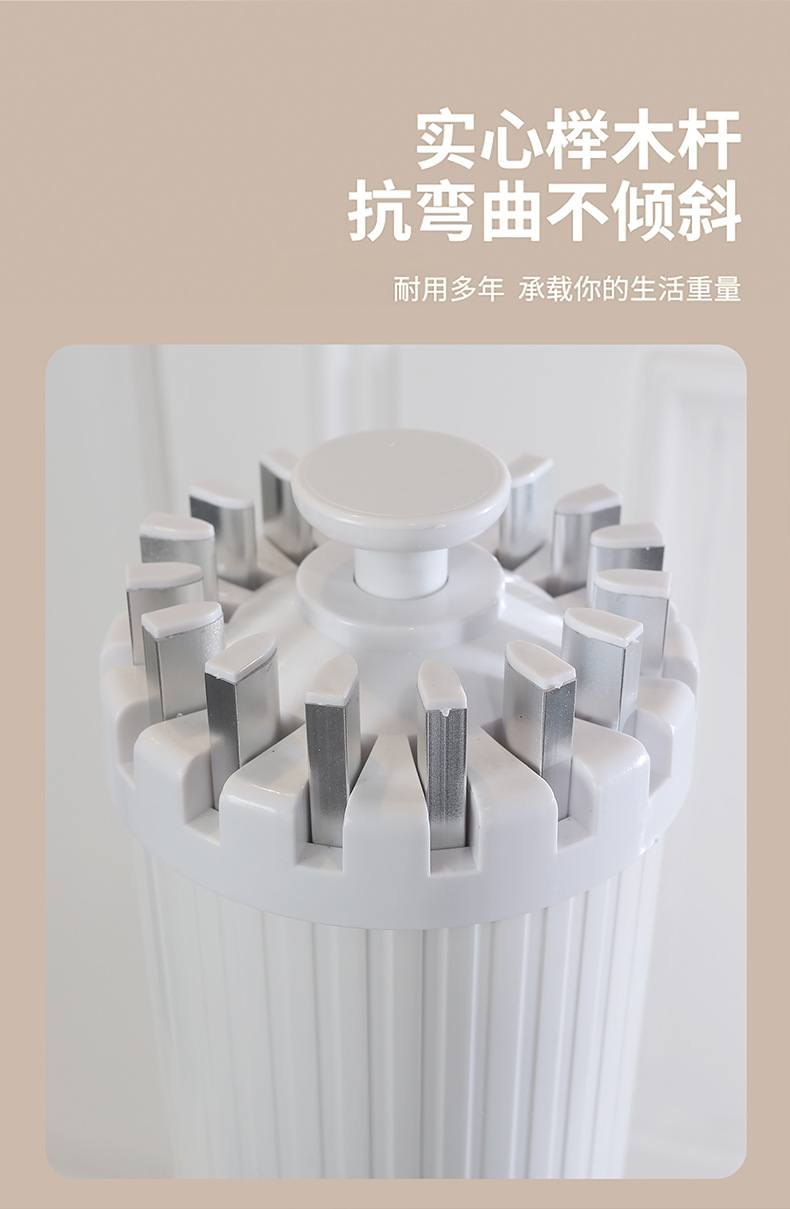 跨境章鱼晾衣架落地折叠阳台卧室家用隐形八爪鱼晾被神器亚马逊详情2