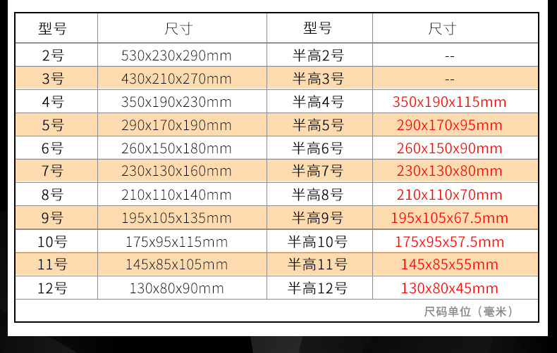 半高纸箱快递打包小纸箱子批发发货包装箱邮政半高箱小纸盒子13号详情5