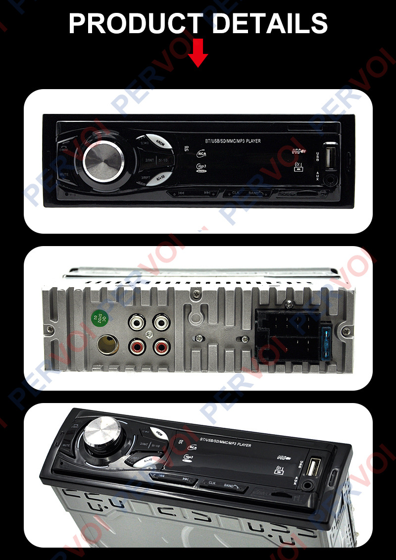 Новый blue lights AUX с bluetooth MP3 с картами TF и 12V мощной карточкой pic 3