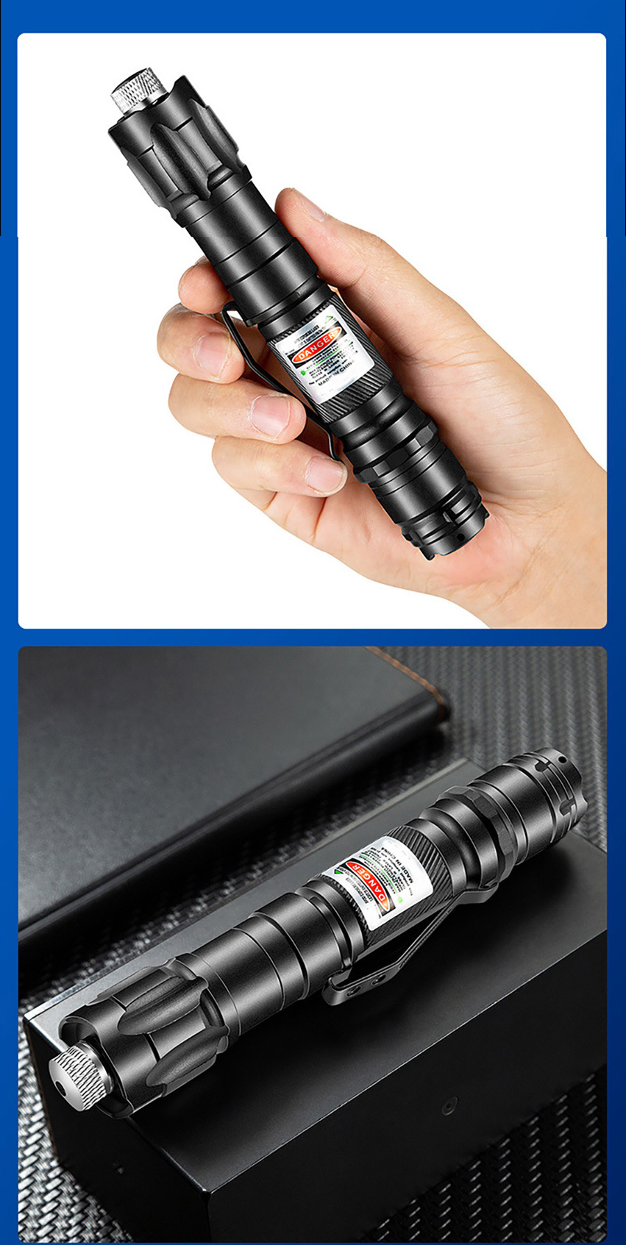 High-power laser pen, strong light constantly on, laser light, starry sky pattern, long-range green light, outdoor indication pic 9