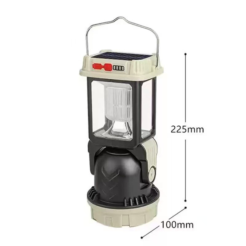 New LED solar multi-functional camping hanging lamp, tungsten filament multi-speed adjustable outdoor strong light emergency lamp, hand-held lamp pic 10
