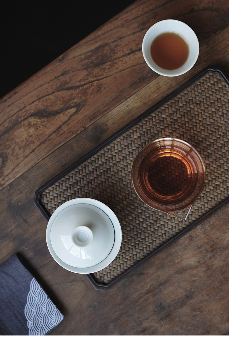 日式加厚高硼硅玻璃公道杯透明茶海耐热不烫手分茶器高品质详情4