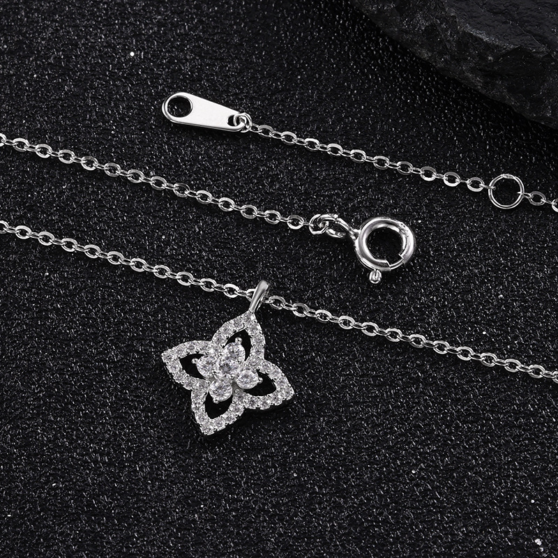 S925 All-silver Edison pearl pendant necklace, a versatile and high-end gift for women, simple and versatile, small and clear pic 24