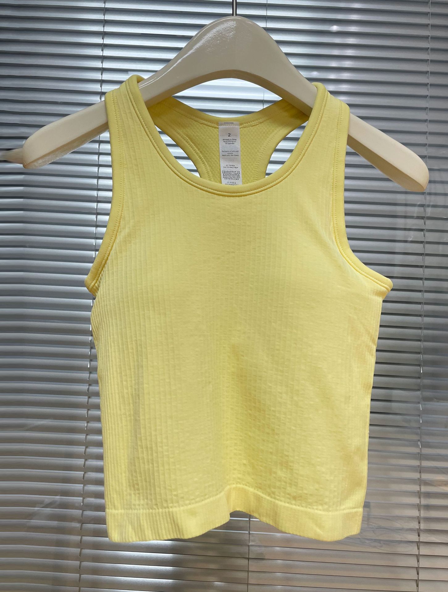 Short EBB vest with threaded chest pad, yoga top, breathable running and fitness suit, Pilates detachable for summer pic 22