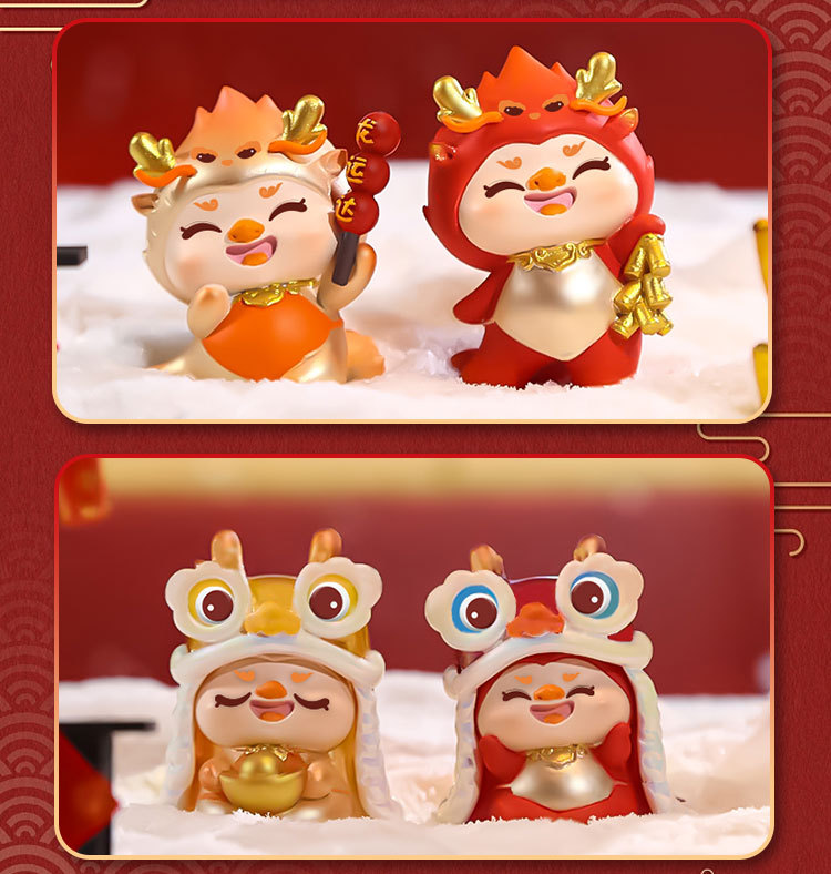 Spring Festival Dragon Year Auspicious Dragon Treasure New Year Flavor Creative Landing Large decorative items, New Year and Spring Festival gifts wholesale resin handicrafts pic 12