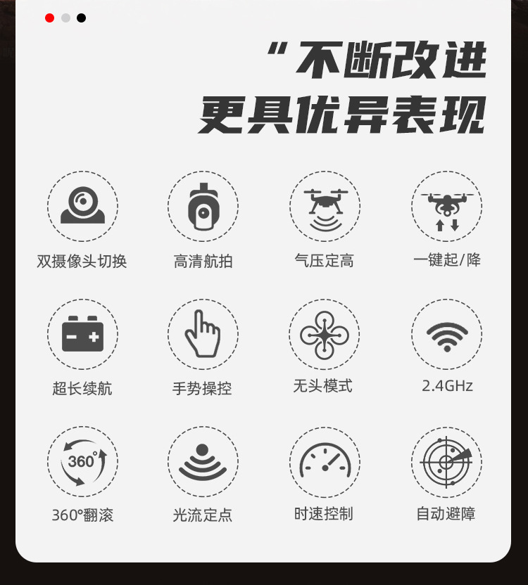跨境无刷无人机8K长续航高清航拍四轴飞行器光流定位折叠遥控飞机详情2