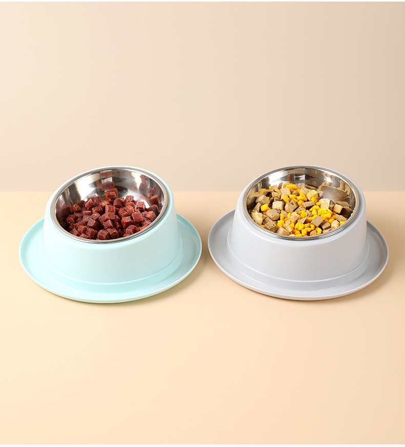 批发马卡龙倾斜防蚁礼帽形猫碗斜口健康饮食防滑猫咪宠物碗PP食盆详情6