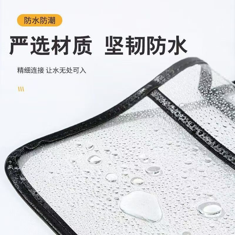 Transparent bathroom storage waterproof hanging bag, storage bag, student bathroom, dormitory for clothes, hanging on the wall, behind the door pic 6