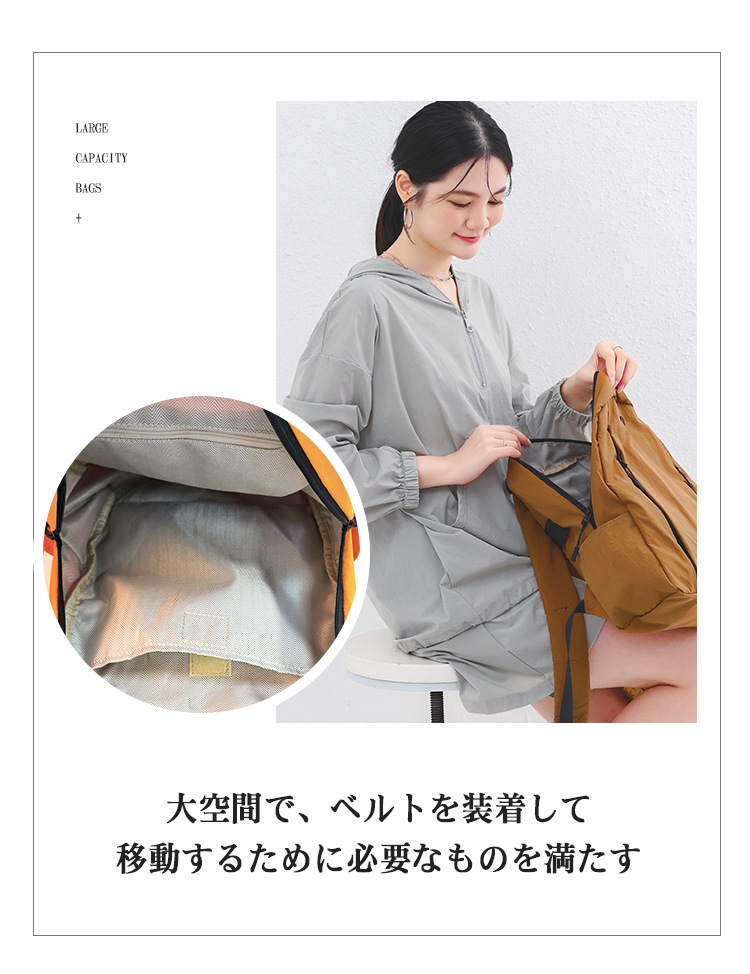 跨境直供亚马逊热销女包 日系尼龙布双肩包 户外休闲百搭通勤背包详情6