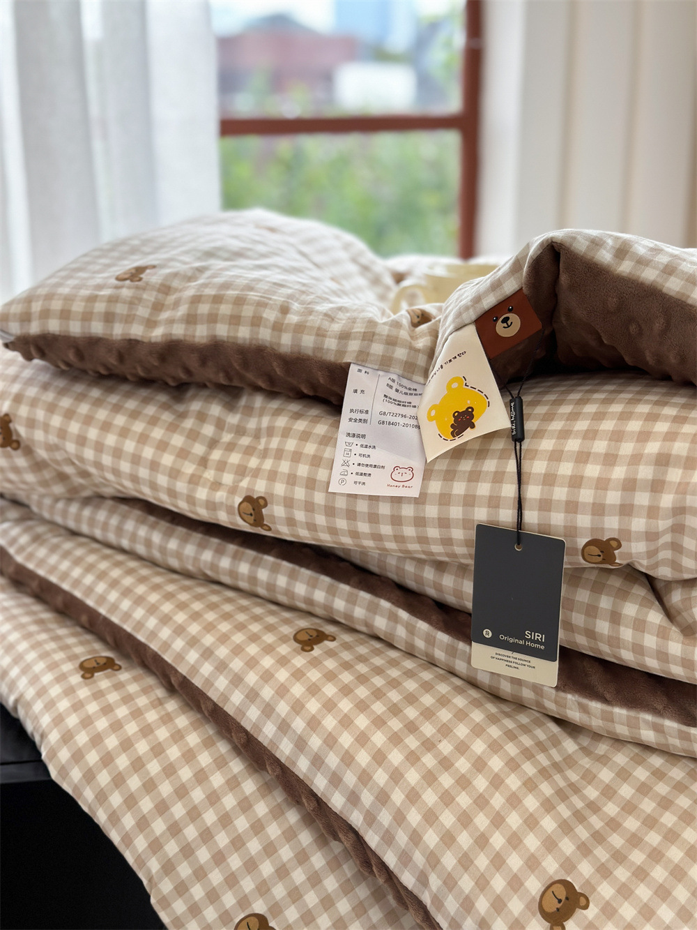 13372 All-cotton cartoon small floral print spring and autumn quilt soothing, bean quilt warm and fleece winter quilt core pic 38