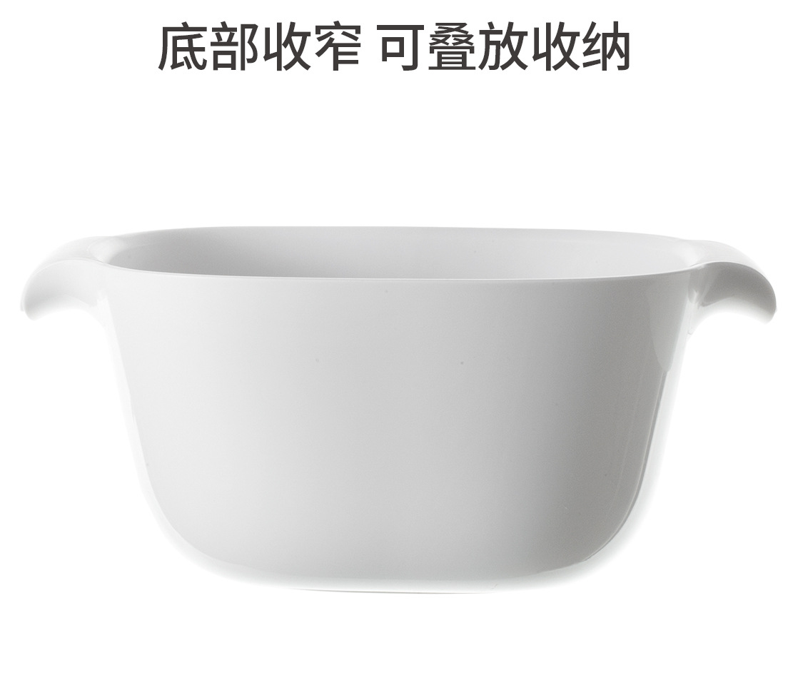 懒角落 双层洗菜盆沥水篮家用厨房洗菜篮子水果蔬菜盘滤水洗菜详情15