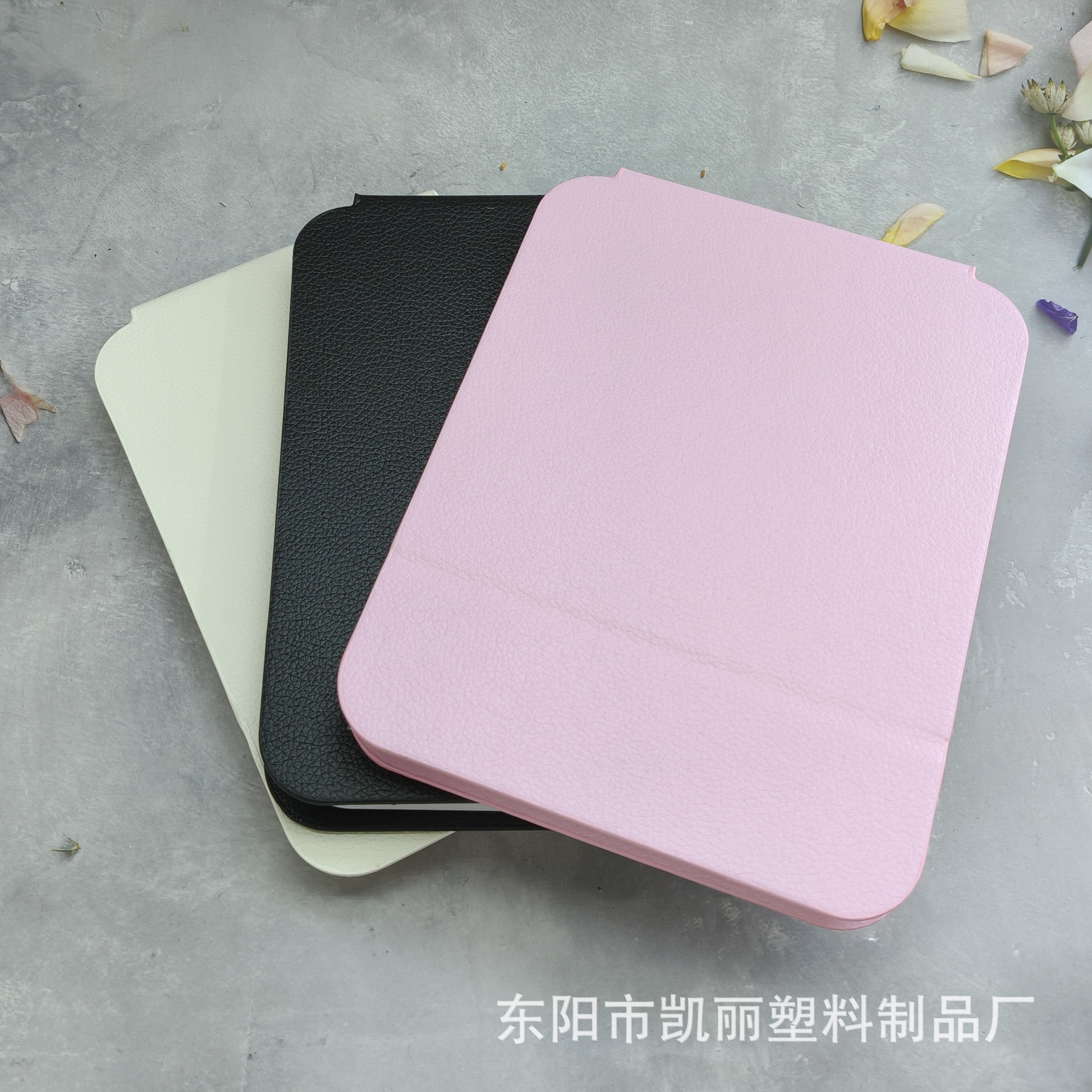 批发折叠镜便携LED随身镜塑料方形圆形塑料收纳灯镜三色灯镜子详情18