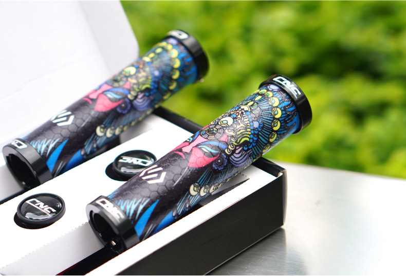 CNC bicycle handlebar covers, anti-slip and shock-absorbing mountain bike handlebars, folding bike silicone comfortable handlebar covers, bicycle accessories pic 25