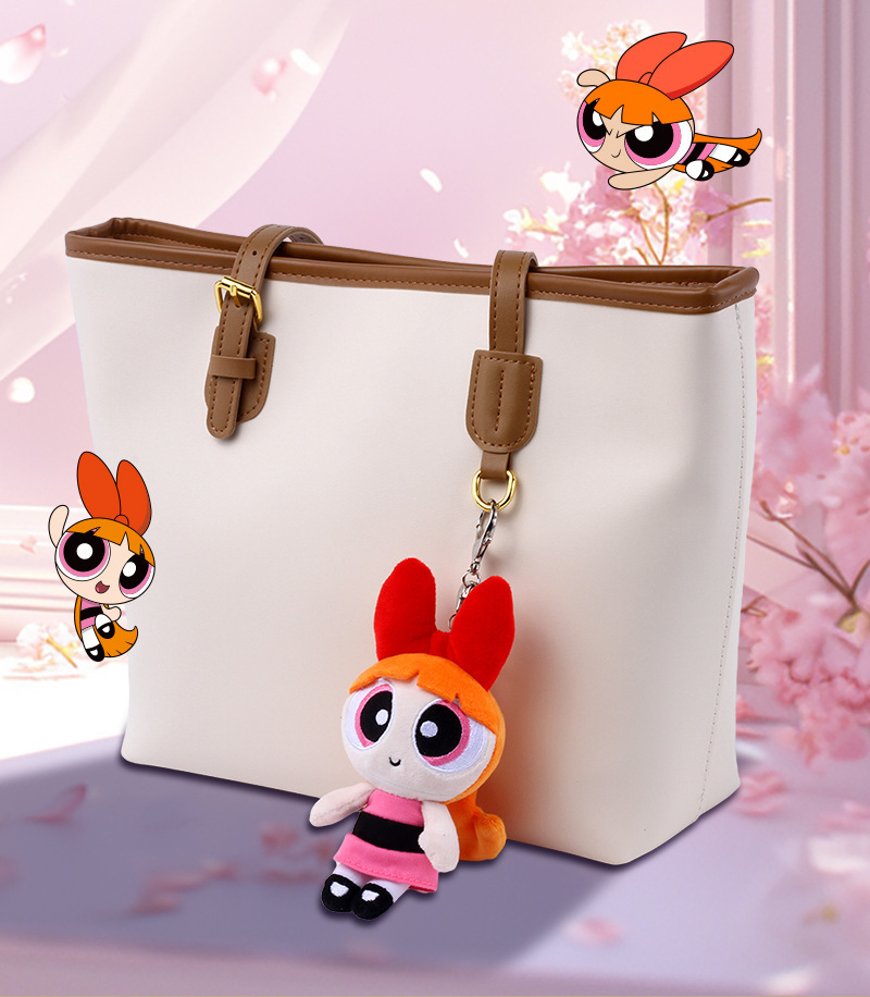 正版飞天小女警毛绒公仔挂件可爱娃娃钥匙扣卡通泡泡玩偶包包集合详情7