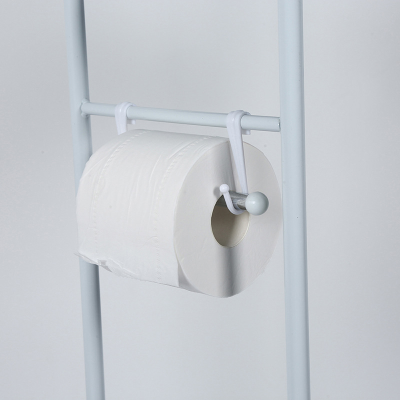 Customized bathroom floor shelves, washing machine washbasin storage racks, toilet washroom no need for drilling pic 12