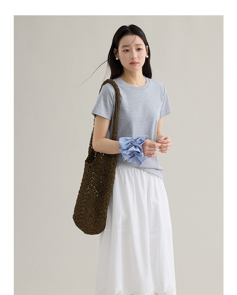 【 Blockbuster B: Super Comfortable Double-collar T-shirt with Upgraded Fabric 】 Spring short-sleeved T-shirt pic 97
