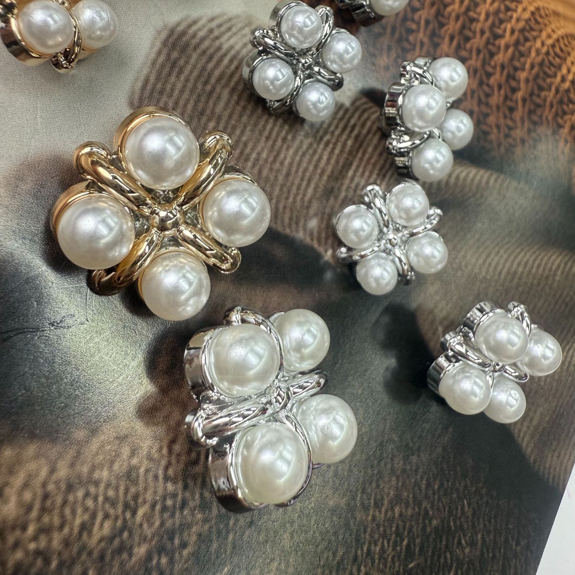 峻恺新款小香轻奢风金属纽扣衬衫开衫扣子衣领袖扣连衣裙小纽扣详情5