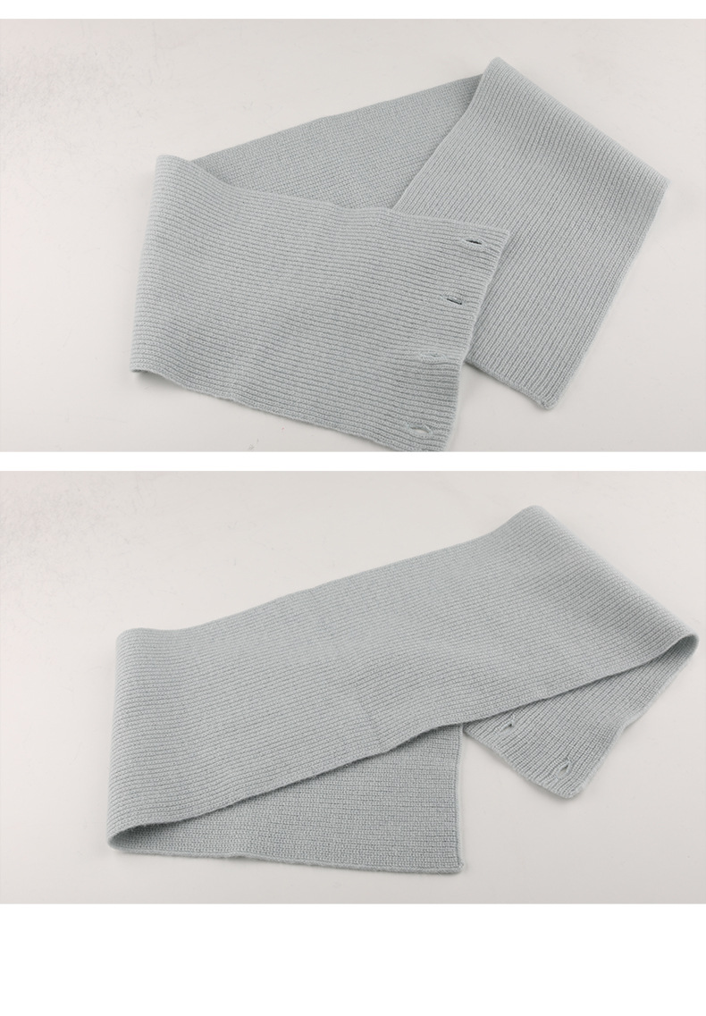 TG effortlessly wears a full wool buttoned scarf and warm knitted sweater for women's 2025 winter new style 26037 pic 27