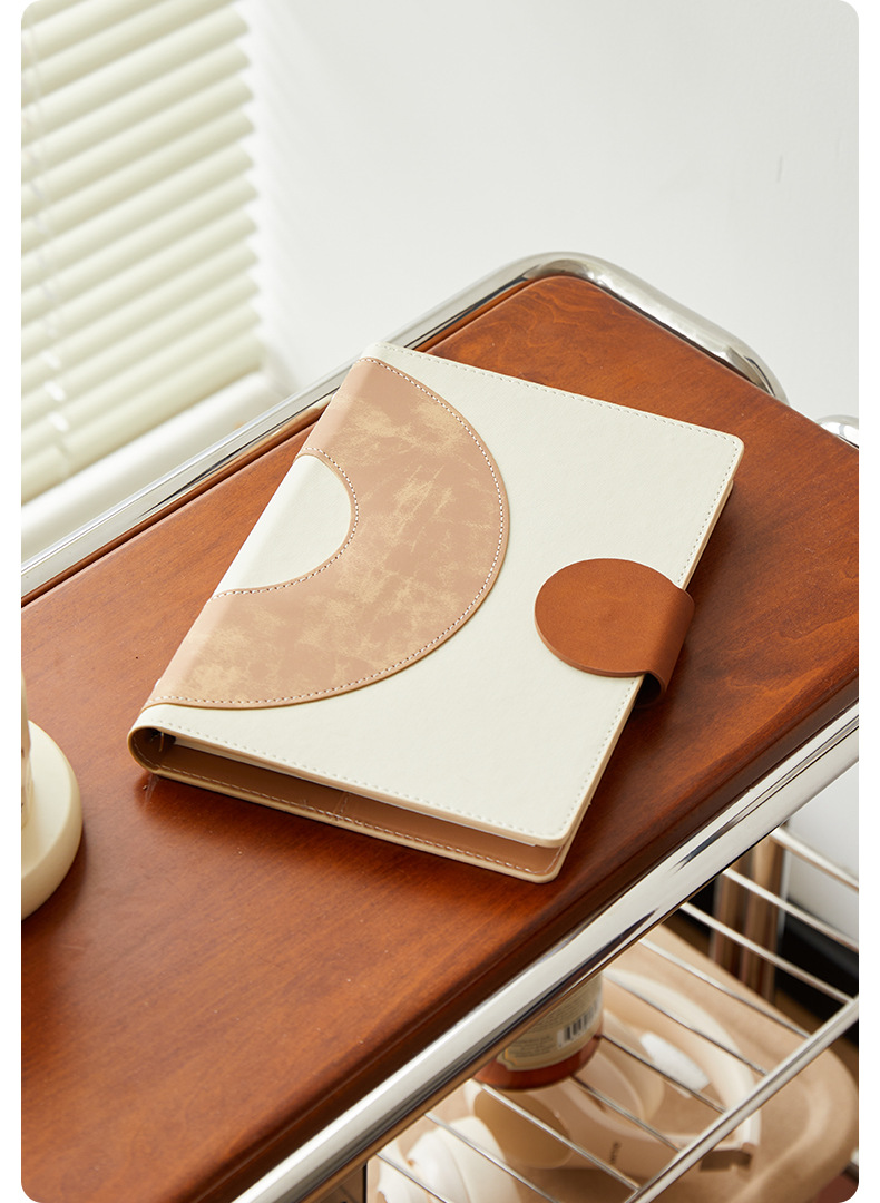 A5高档活页本笔记本本子简约商务办公记事本工作会议记录本印logo详情14