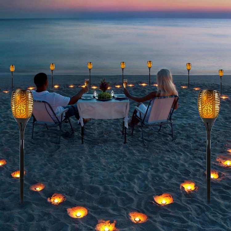 火把灯太阳能地插灯户外防水过道别墅景观庭院灯草坪灯火焰灯厂家详情11