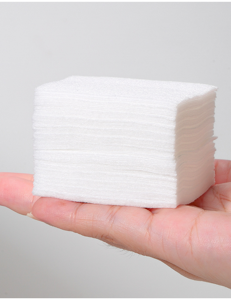 LMLTOP薄款省水化妆棉500片装湿敷棉卸妆卸甲棉跨境专供SY453详情10