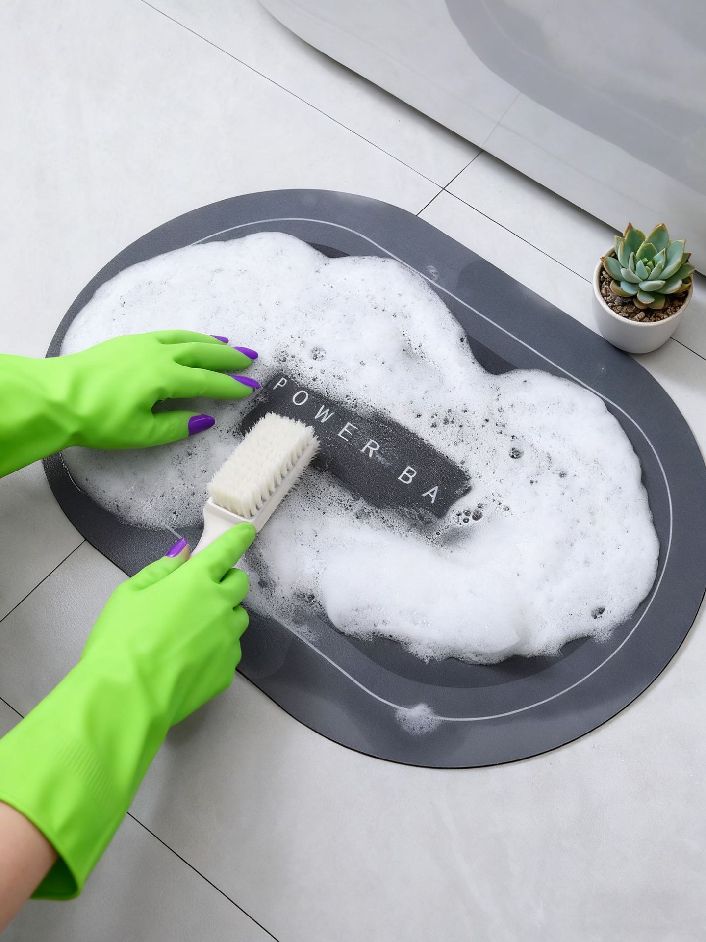 硅藻泥地垫简约浴室卫生间门口吸水防滑脚垫子洗手间厕所速干垫详情9