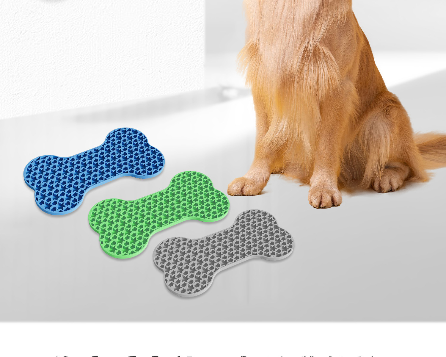Silicone pet suction cup licking mat, placemat, anti-stain slow food plate, dog slow food pad, dog licking mat, slow food training pad pic 4