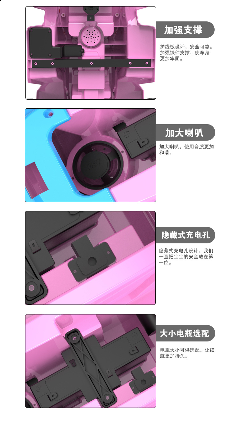 儿童电动车ATV越野车宝宝玩具车山地越野摩托车男孩女孩可坐6188详情9
