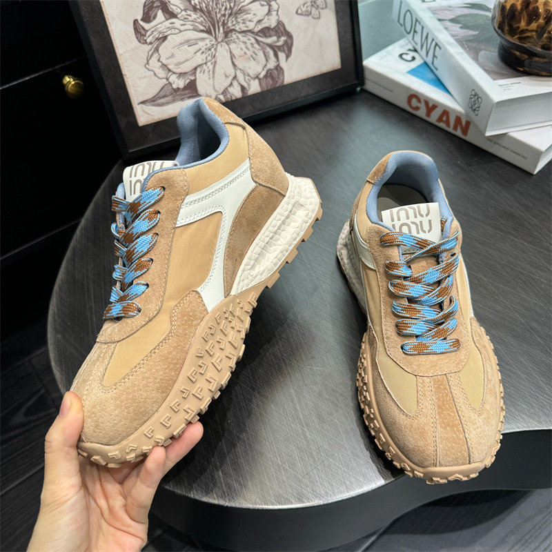 【内增高7厘米】早秋真皮女小个子厚底休闲百搭舒适德训鞋010399详情9