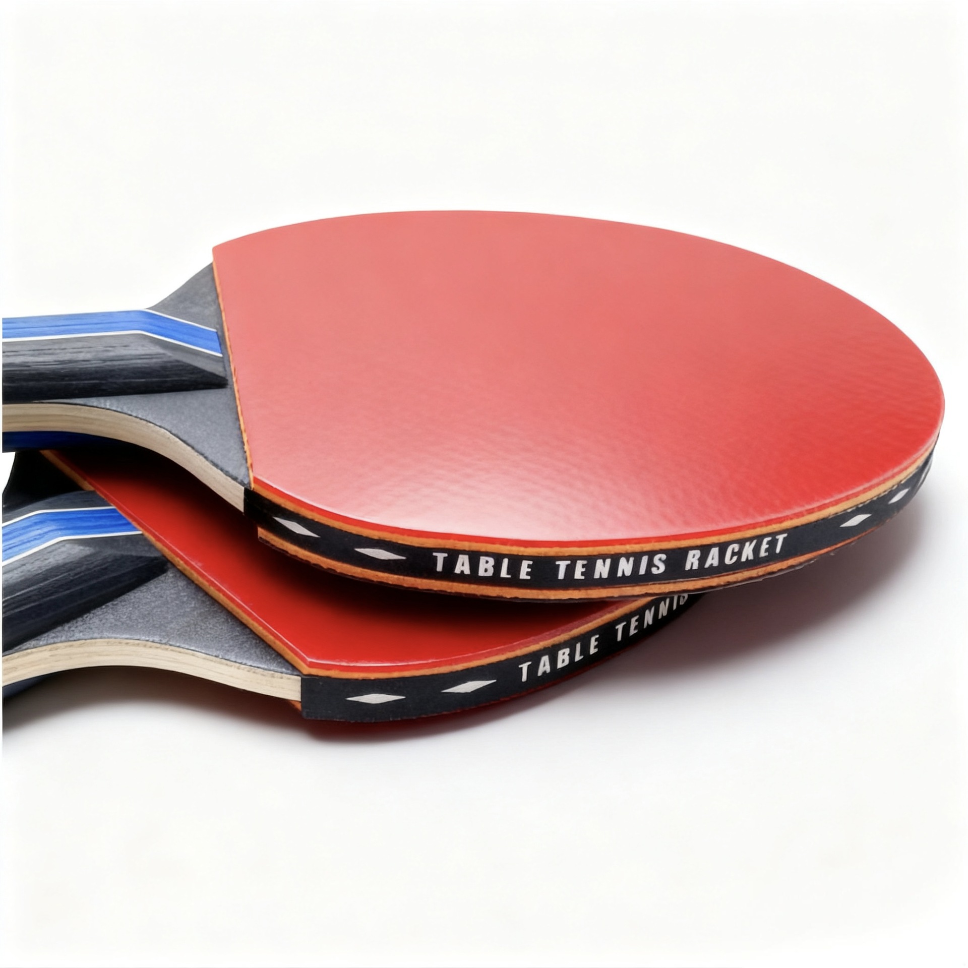 Juego de raqueta de tenis de mesa, doble raqueta 3 bolas en 1 paquete, profesional, fábrica, comercio exterior, una pieza para el cabello, tenis de mesa pic 6