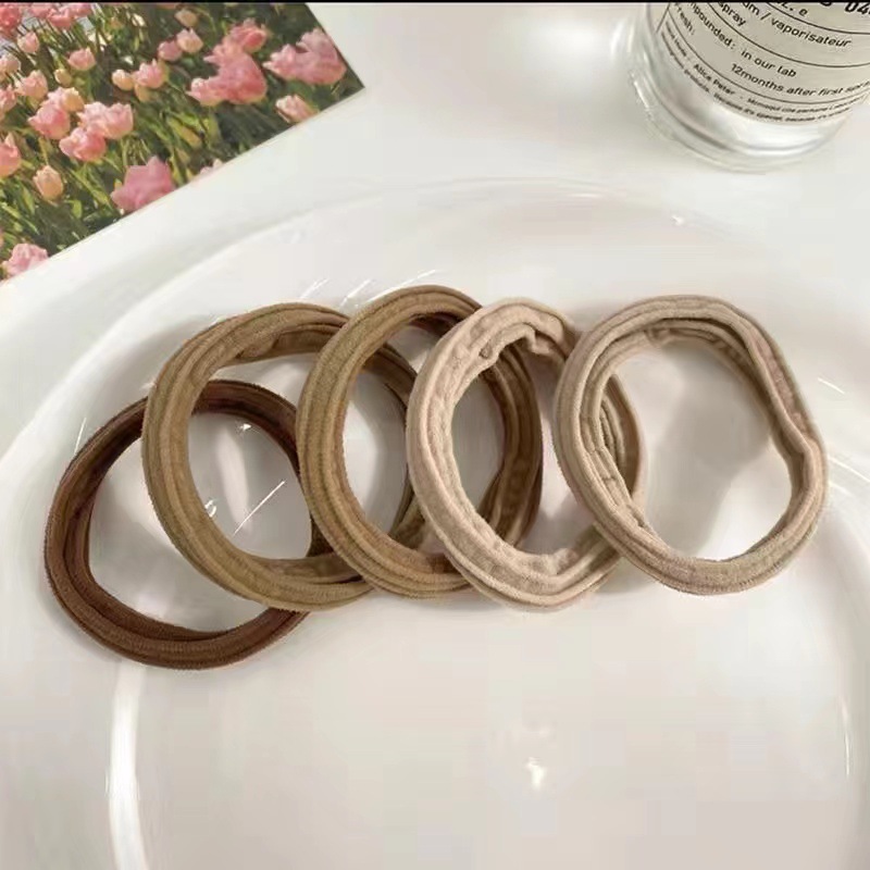 Candy-colored, seamless hair tie for girls, high elasticity, no damage to hair, box-packed hair tie, sweet girl hair accessory pic 12