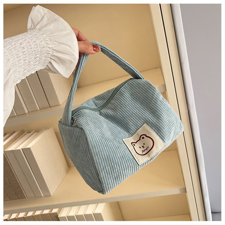 A new large-capacity corduroy bag for women, a versatile single-shoulder crossbody bag for autumn and winter, and a high-end pillow bag for women pic 17