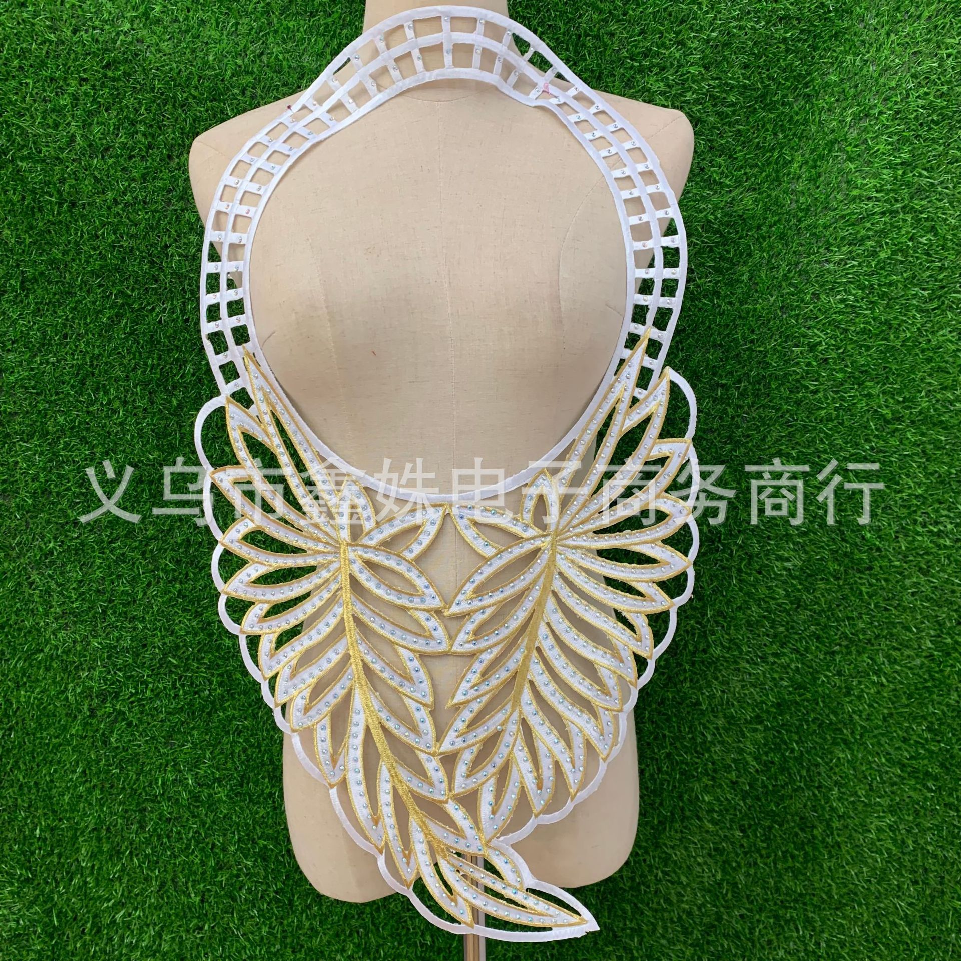 DIY pattern heat stamping and collar flower design for clothing accessories pic 1