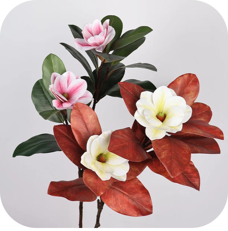 假花玉兰玉兰花仿真花中式禅意民宿酒店花艺摆件摄影道具装饰花束详情10