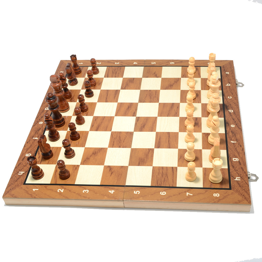 New wooden two-in-one magnetic international elephant foldable puzzle board game toy for direct sales across borders pic 4