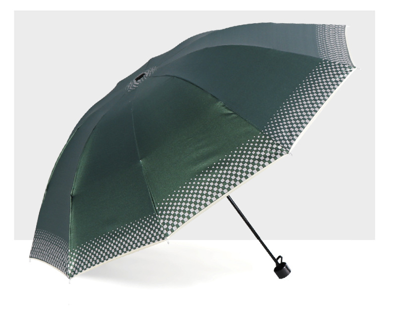 可印刷三折太阳伞商务广告晴雨伞遮阳厂家现货批发纯色素色印logo详情20