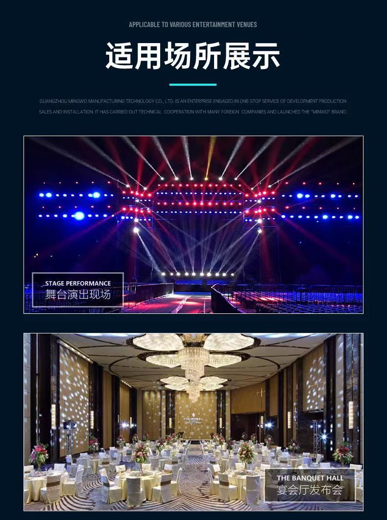 54颗3W全彩帕灯舞台灯led染色灯婚礼宴会厅直播舞台灯光秀频闪详情3