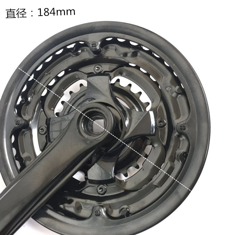 Mountain bike chainring 152170 plastic-coated crutches bicycle accessories wheel, 42T, 48T three-piece speed square hole crank accessories pic 3