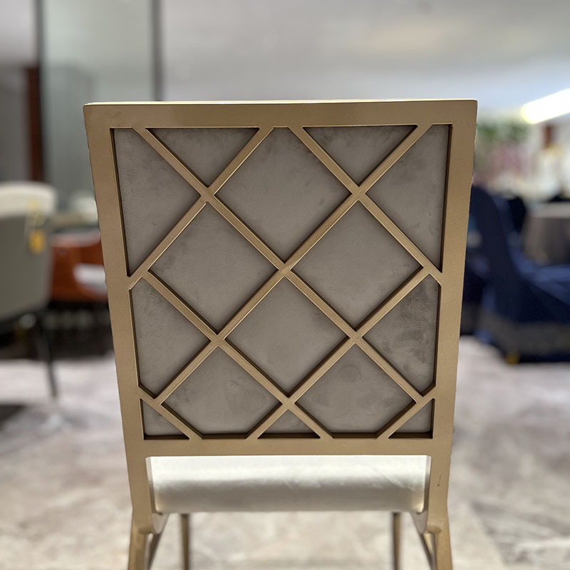 星辰工厂批发酒店餐厅铝合金宴会椅婚庆礼堂贵宾会议软包靠背椅子详情16