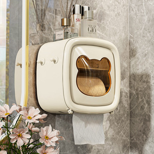 塑料透明抽屉式化妆品收纳盒小桌面卡通储物盒迷你兔子文具收纳柜详情5