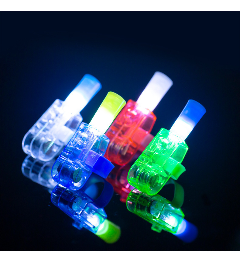 LED发光卡通手指投影灯 手指灯夜市摆地摊货源儿童发光玩具批发详情8