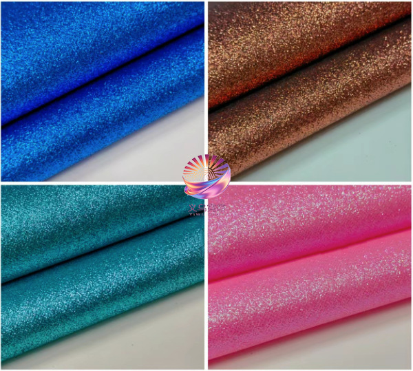 格利特PU皮革金葱闪粉反光面料珠光地毯箱包鞋材手机壳女装连衣裙时尚材质详情33