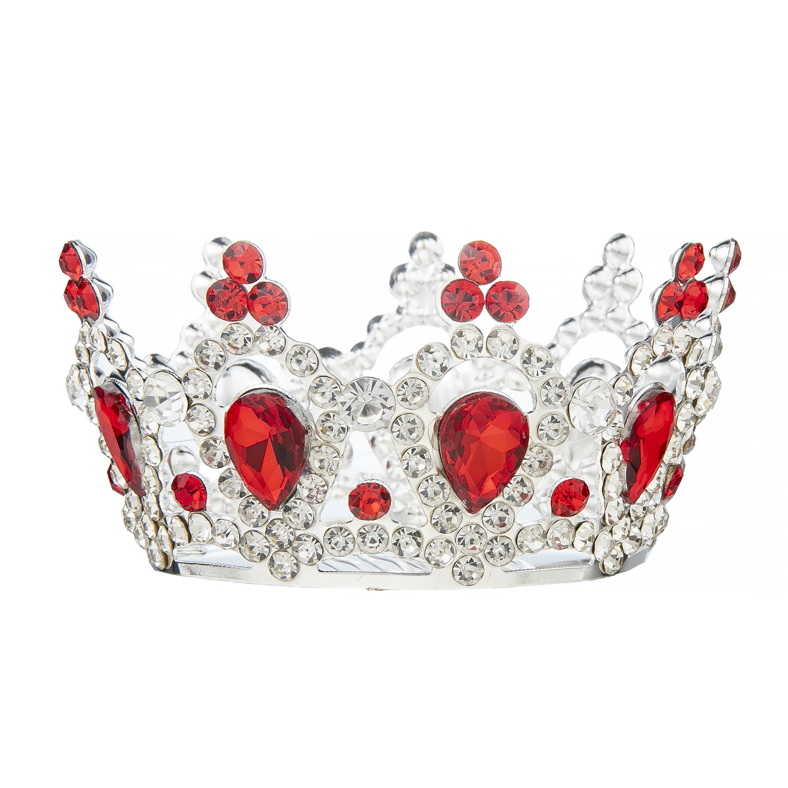 跨境新款外贸彩色水钻带梳齿儿童小满冠生日宴会派对皇冠头饰详情13