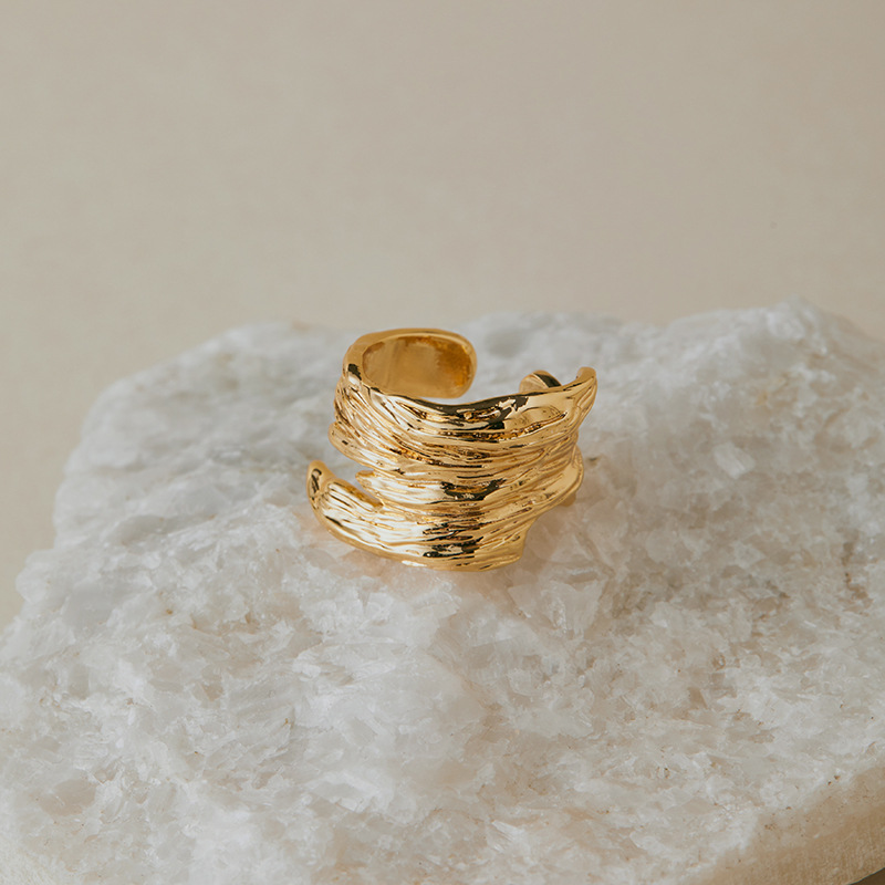 希朗-重工保色戒指开口设计宽面复古chic风欧美个性食指戒商务款详情22